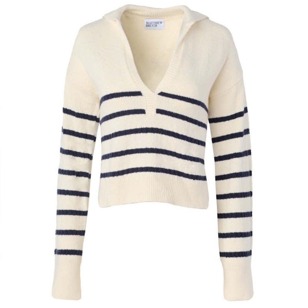 Matthew Bruch Sailor Striped Sweater